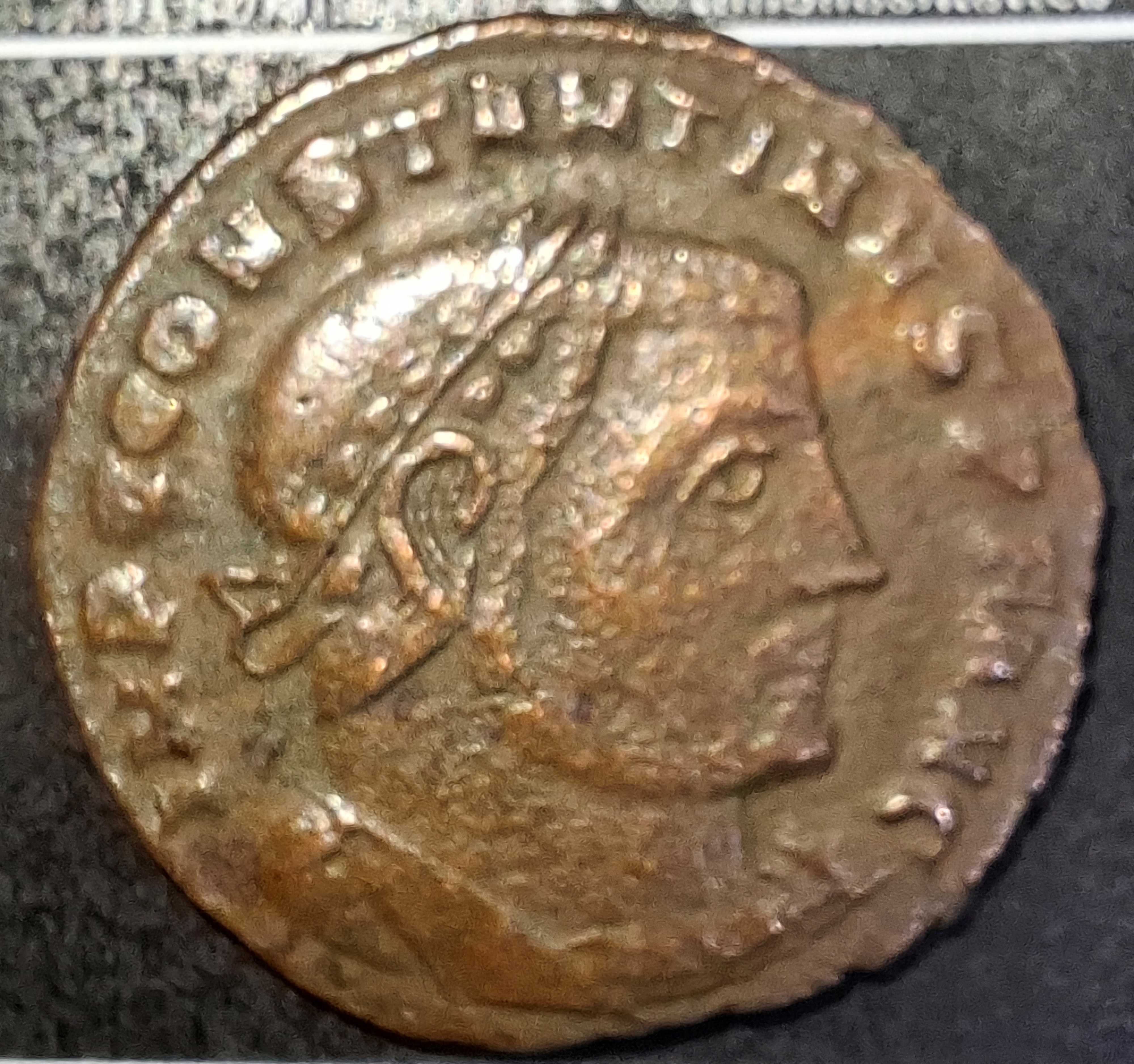 Anverso da moeda TH-N-0126 — Constantino I, o Grande. Follis reduzido ou nummus